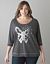 Butterfly dolman top by Lane Bryant