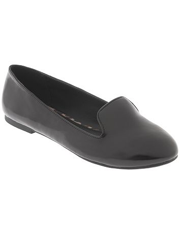 Patent slipper by Lane Bryant
