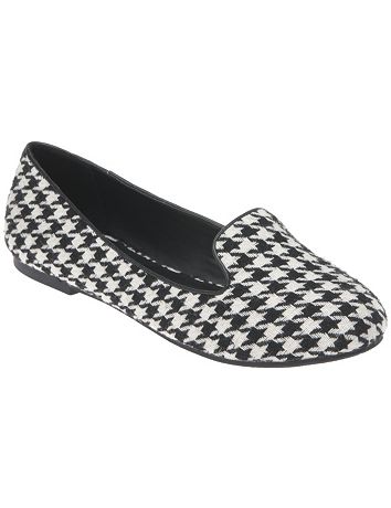 Houndstooth slipper by Lane Bryant