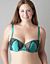 Satin & lace demi bra by Cacique