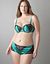 Satin & lace demi bra by Cacique