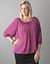 Full Figure Sheer Peasant Blouse by Lane Bryant