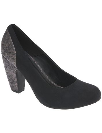 Croc banana heel pump by Lane Bryant