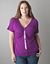 Ruched sequin tee by Lane Bryant