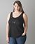 Paillette embellished tank by Lane Bryant