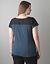 Lace shoulder tee by Lane Bryant
