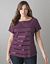 Sequin stripe tee by Lane Bryant