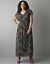 Feather print maxi dress by Lane Bryant