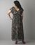 Feather print maxi dress by Lane Bryant