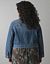 Medium sandblast denim jacket by Lane Bryant