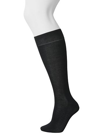 Bamboo knee sock duo by Lane Bryant