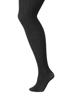 Two tone houndstooth tights by Lane Bryant