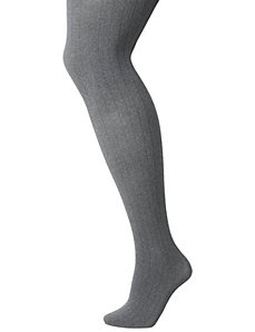 Ribbed tights by Lane Bryant