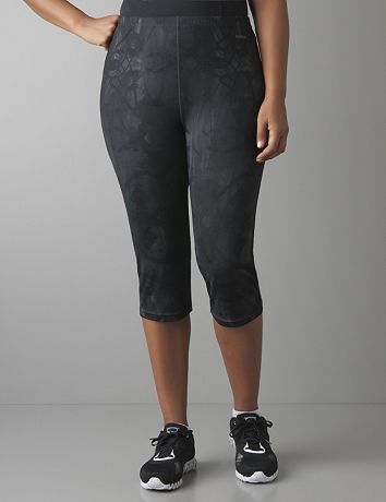 Plus Size PlayDry Active Capri by Reebok