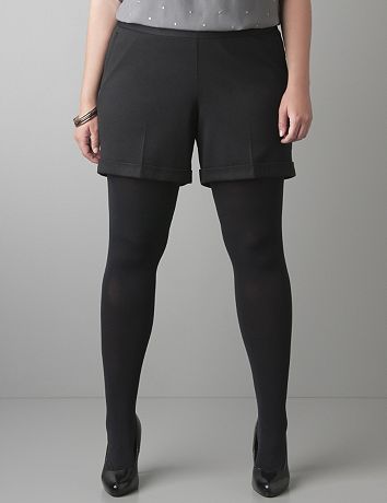 Ponte knit short by Lane Bryant