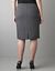 Ruffled ponte knit skirt by Lane Bryant