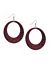 Snakeskin hoop earrings by Lane Bryant