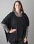 Scoop neck poncho by Lane Bryant