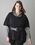 Scoop neck poncho by Lane Bryant