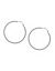 Knife edge hoop earrings by Lane Bryant