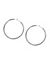 Faceted hoop earrings by Lane Bryant