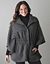 Cinched cape with hood by Lane Bryant