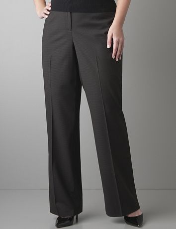 Grid patterned trouser by Lane Bryant
