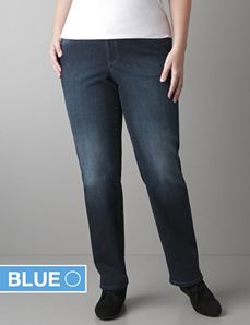 Straight leg jean with Right Fit Technology