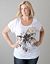 Cold shoulder butterfly tee by Lane Bryant