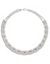 Silvertone blocks collar necklace by Lane Bryant