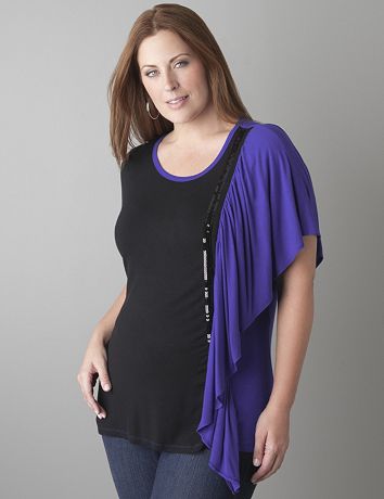 Plus Size Colorblock Tunic by Seven7