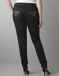 Embellished skinny jean by Lane Bryant