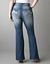 Frayed pocket flare jean by Lane Bryant