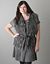 Faux fur vest with belt by Lane Bryant