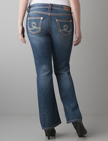 Double stitch bootcut jean by Seven7