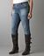 Leather trim skinny jean by Lane Bryant