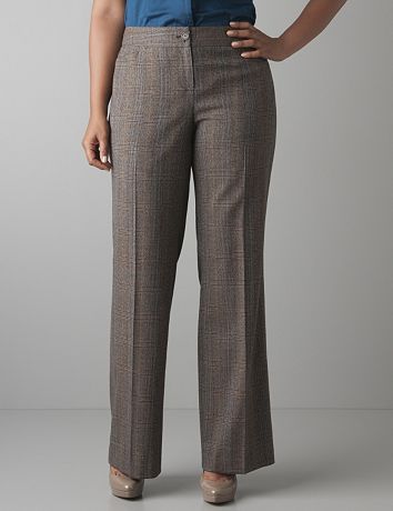 Plus Size Plaid Suit Trouser by Lane Bryant