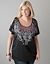 Cold shoulder medallion tee by Lane Bryant