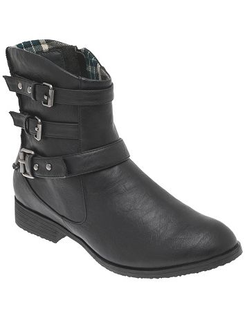 Ankle moto boot by Lane Bryant