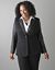 Plus Size Pleather Ponte Blazer by Lane Bryant
