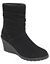 Slouched wedge boot by Lane Bryant