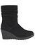 Slouched wedge boot by Lane Bryant