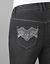Embroidered slim flare jean by Lane Bryant