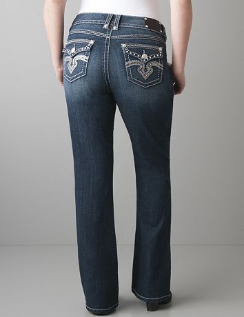 Embellished slim jean by Seven7