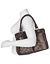 Colorblock snakeskin satchel by Lane Bryant