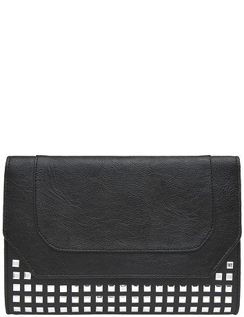 Studded clutch bag by Lane Bryant