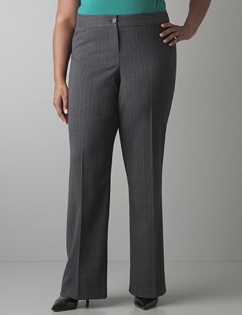 Subtle stripe pant by Lane Bryant