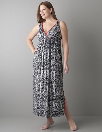 Tru to You python print maxi dress by Cacique