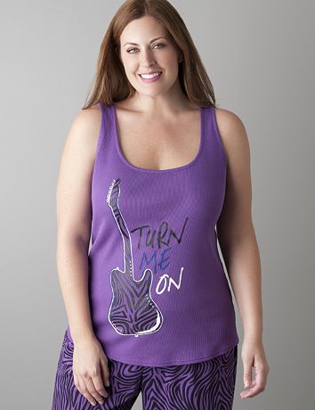 Turn Me On sleep tank by Cacique