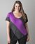 Asymmetric colorblock tunic by Lane Bryant